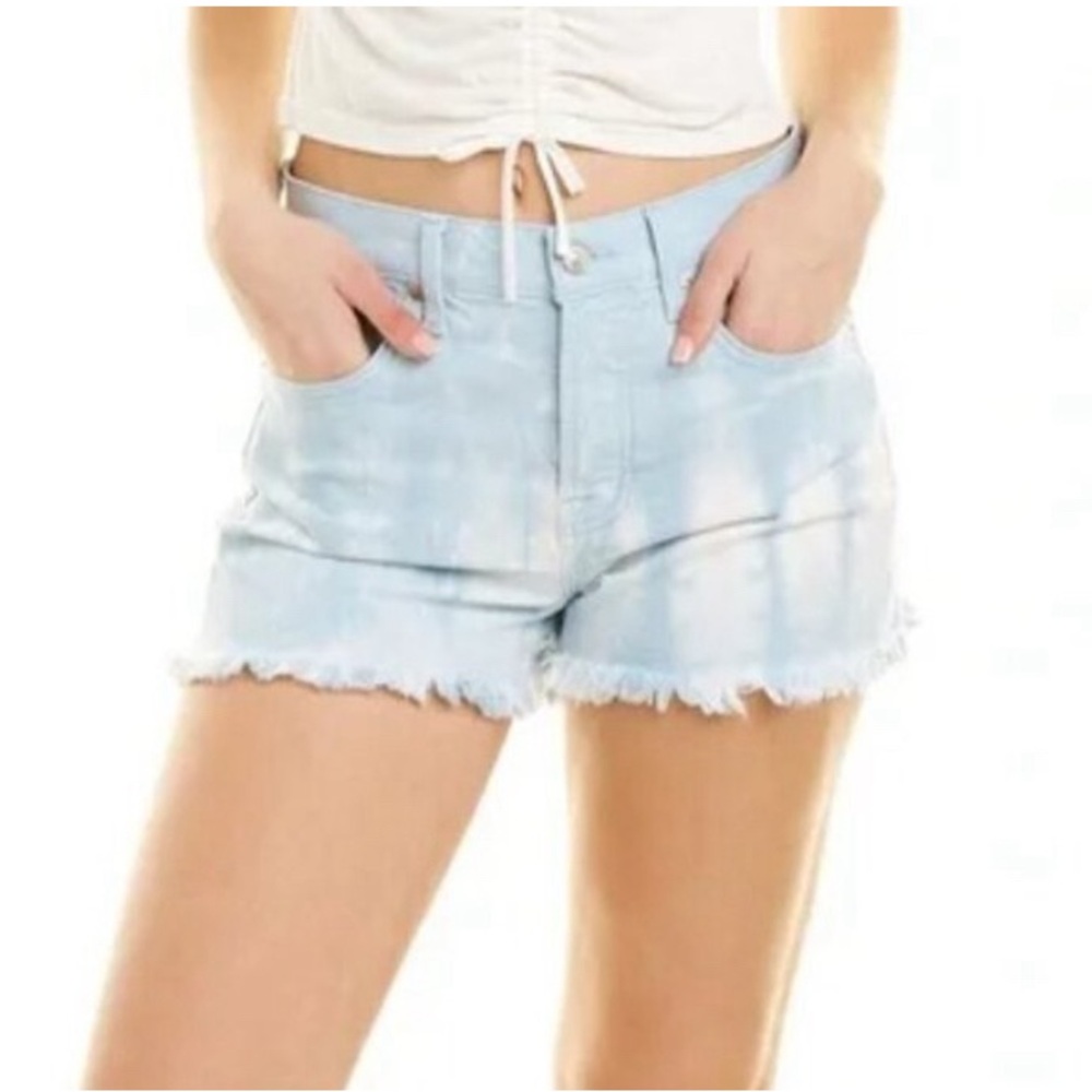 137. 7 for all Mankind Monroe Short Blue Tie Dye size 29 nwt $148msrp